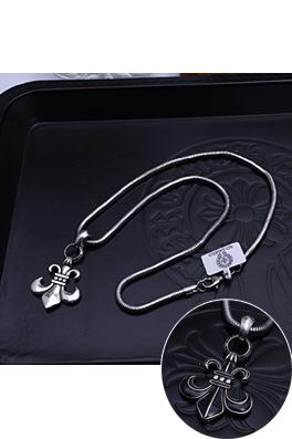 クロムハーツコピー クラシックなクロスロゴ柄ネックレス