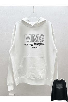 マルタンマルジェラコピー Maison Margiela MM6 ラインストーン文字のパーカーとスウェットシャツ