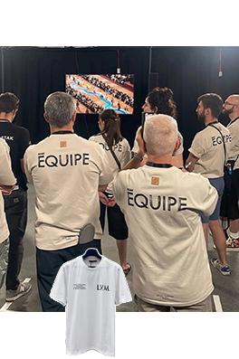 ルイヴィトン ショースタッフ半袖Tシャツ