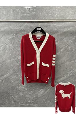 トムブラウンスーパーコピー 子犬の背中がデザインされたレディースカーディガン