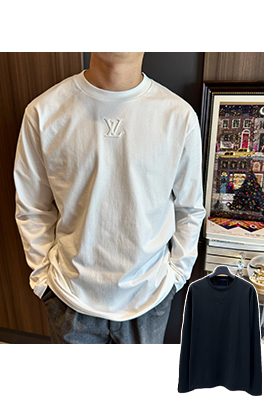 ルイヴィトンスーパーコピー クラシックなエンボスの長袖シャツ