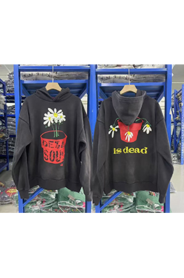 セント マイケル プリントフード付きスウェットシャツ