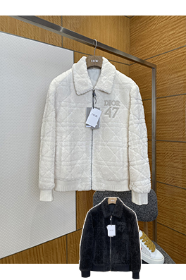 ディオールコピー デジタル刺繍ダイヤモンドキルティングダウンジャケット