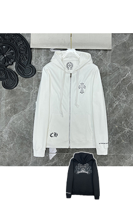 クロムハーツ オーバーラッピングファントムクロスジッパーフードスウェットシャツ