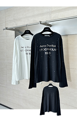 アクネストゥディオズ Acne Studios レーザーラインストーン長袖シャツ