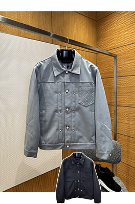 ルイヴィトン スエードエンボスジャケット