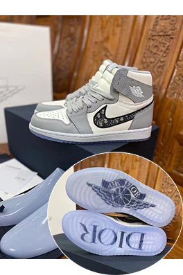 ディオール × ナイキ AIR JORDAN 1 RE HI OG スニーカー スーパーコピー シューズ