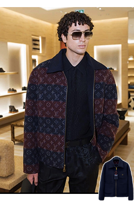 ルイヴィトン リバーシブル100%ウールジャケット