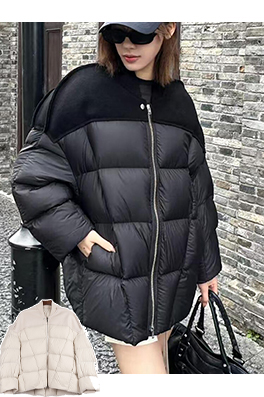 リックオウエンス スクエアパン風ダウンジャケット