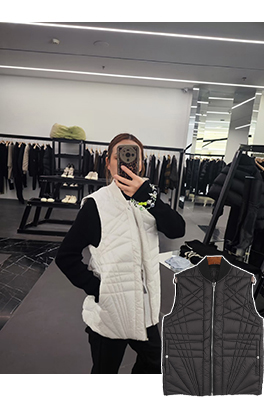 リックオウエンス ベストとダウンジャケット