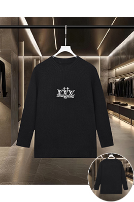 ルイヴィトン 胸元にクラシックなモノグラムロゴパール刺繍のセーター