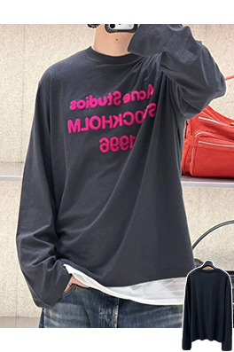 アクネストゥディオズ Acne Studios 1996 レタープリントロングスリーブシャツ