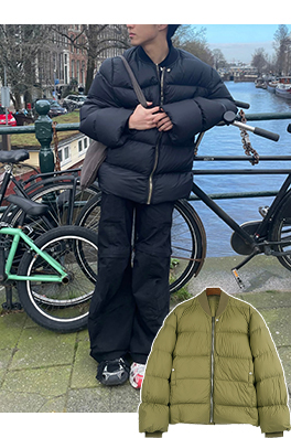 リックオウエンス クラシックなダウンジャケット