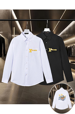 ルイヴィトン LV 刺繍ロゴ長袖シャツ