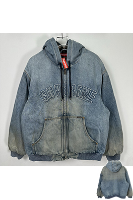 シュプリーム SUPREME REFLECTIVE ARC HOODED WORK JACKET 反射ロゴデニムジャケット