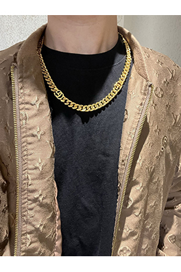 グッチ Anger Forest シリーズ ダブルG ヴィンテージチェーンネックレス