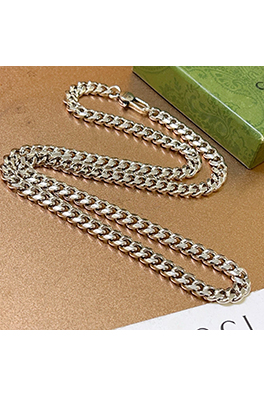 グッチ Anger Forestシリーズ ダブルG リングチェーンネックレス