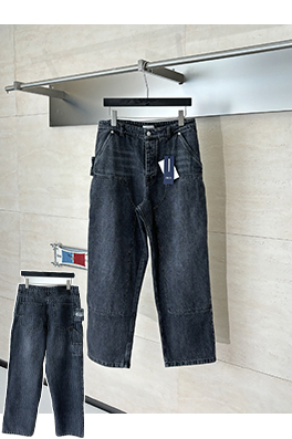 ディオール 新作ブレード刺繍デニムロギングパンツ