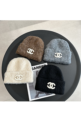 シャネル 柔らかいウールのニット帽