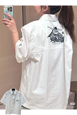 ルイヴィトン NIGO 刺繍り半袖シャツ