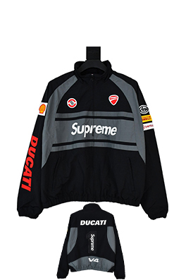シュプリームスーパーコピー Supreme Track Jacket コラボレーシングスーツ制服ジャケット