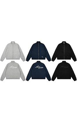 アクネストゥディオズコピー Acne Studios 背中に刺繍ロゴジッパージャケット