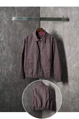 グッチ バーガンディGGオールオーバージャカードカラージップアップジャケット