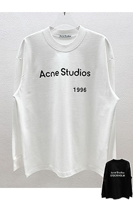アクネストゥディオズ Acne Studios デジタルレーザーマーキング文字ロゴ長袖シャツ