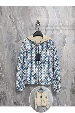 ルイヴィトン 両面リバーシブル防風フード付きジャケット