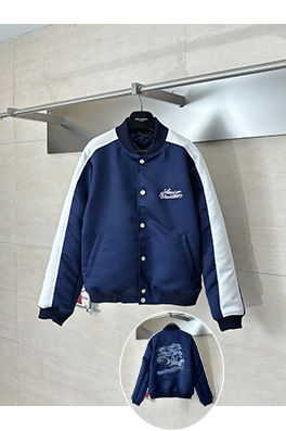 ルイヴィトンスーパーコピー 刺繍入り中綿ジャケットベースボールジャケット