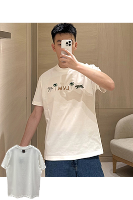 ルイヴィトンスーパーコピー ゼブラ刺繍半袖Tシャツ