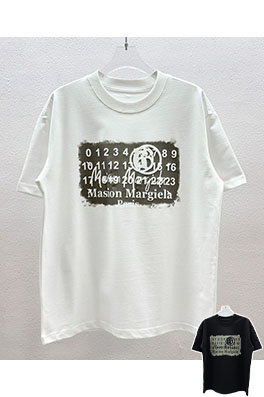 マルタンマルジェラ Maison Margiela MM 新モデルデジタルダイレクトプリントクルーネック半袖Tシャツ