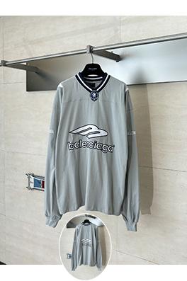 バレンシアガ Balenciaga FOOTBALL マンチェスターユナイテッドとの共同ブランドVネック長袖シャツ