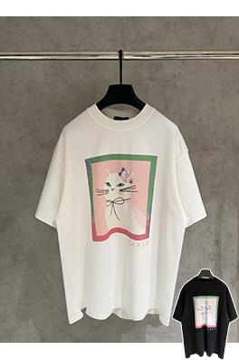 グッチスーパーコピー GUCCI 新しいプリント半袖Tシャツ
