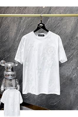 クロムハーツコピー 新デザインの光感応カラーチェンジクロス半袖Tシャツ