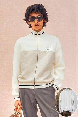 ルイヴィトンコピー LOUIS VUITTON スタンドカラージップアップジャケット