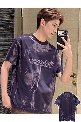 ルイヴィトン レタープリント半袖Tシャツ