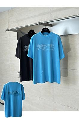 バレンシアガ Balenciaga ぼやけたコカコーラプリント半袖Tシャツ