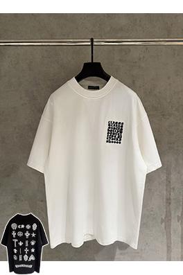 クロムハーツスーパーコピー 新モデル刺繍半袖Tシャツ