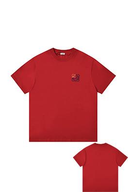 ロエベスーパーコピー 新作スモールロゴ刺繍半袖Tシャツ