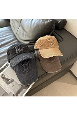 ルイヴィトンスーパーコピー LV ロゴ刺繍入りベースボールキャップ