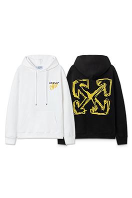 オフホワイトスーパーコピー off white グラフィティアロールーズフード付きスウェットシャツ