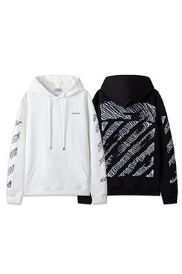 オフホワイトコピー off white 新しい460gのルーズフィットフード付きスウェットシャツ
