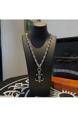 クロムハーツ スカウトフラワーペンダント付きクラシックレトロネックレス