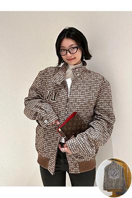 ルイヴィトン ビーズ刺繍モノグラムベースボールジャージ