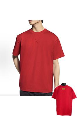 ルイヴィトン エンボスクルーネック半袖Tシャツ