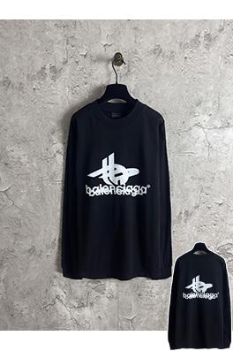 バレンシアガスーパーコピー Balenciaga プリント長袖シャツ