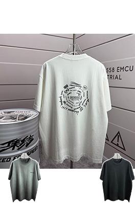 バレンシアガ Balenciaga シリコンプリントウォッシュ＆ダメージクルーネック半袖Tシャツ