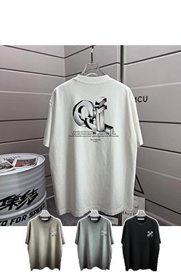 オフホワイトコピー off white ファッショナブルなダメージ320gクルーネック半袖Tシャツ