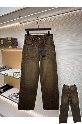 ルイヴィトン ポケット文字刺繍トラックジーンズ